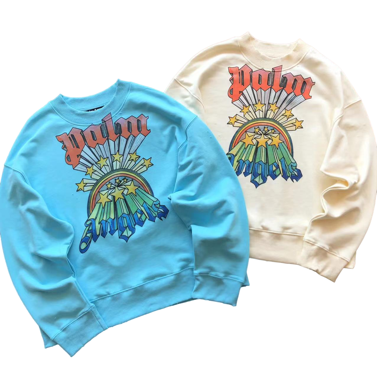 Palm Angels Rainbow Pulover - prezentare produs
