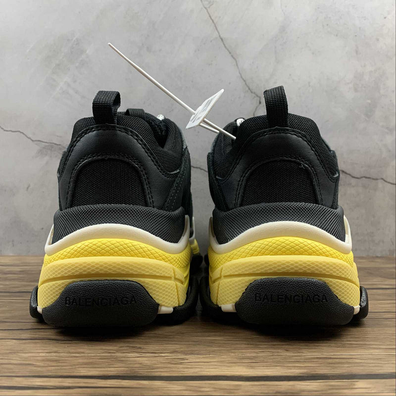 Balenciaga Triple S Galben Negru - prezentare produs