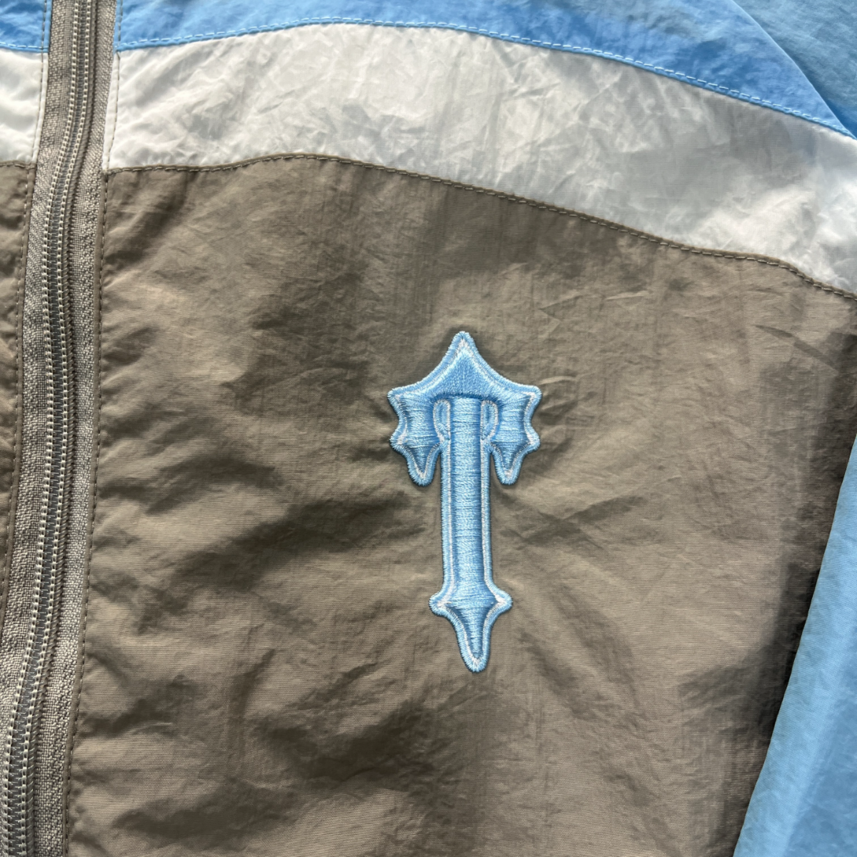 Trapstar Shellsuit Blueand Gri Trening - prezentare produs