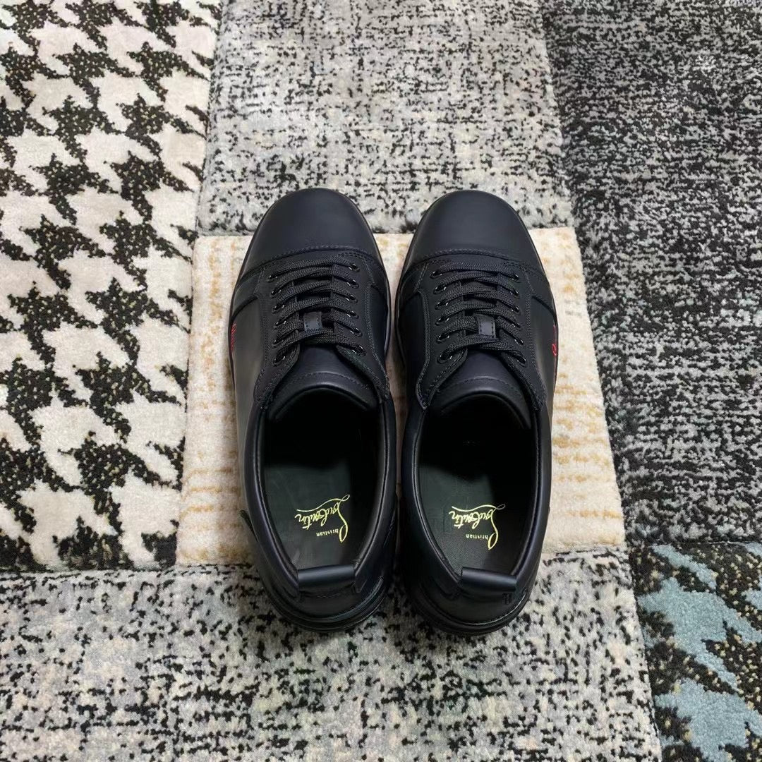 Christian Louboutin Clasic Negru Piele Low - prezentare produs