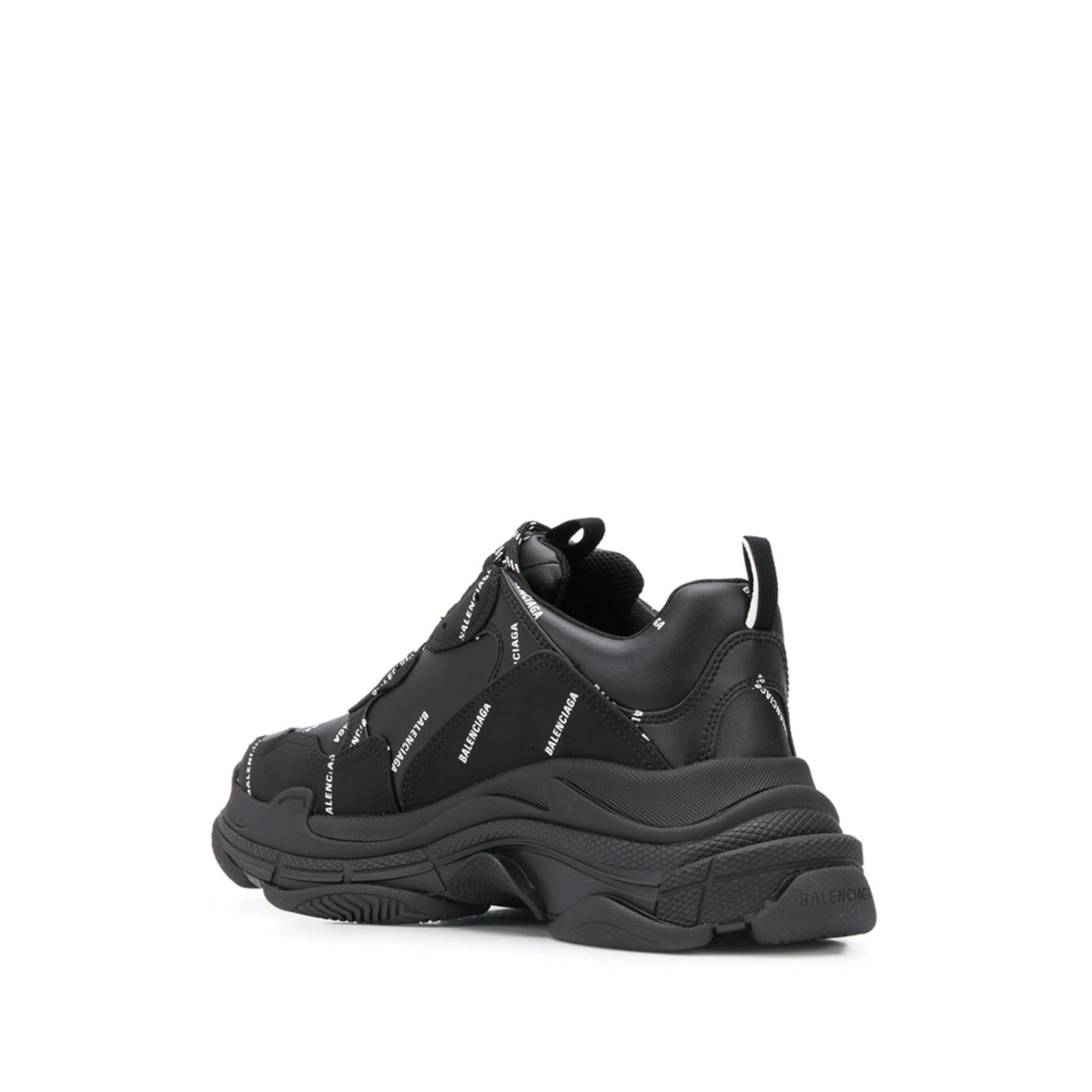 Balenciaga Black Allover Logo - Tgjiuplug