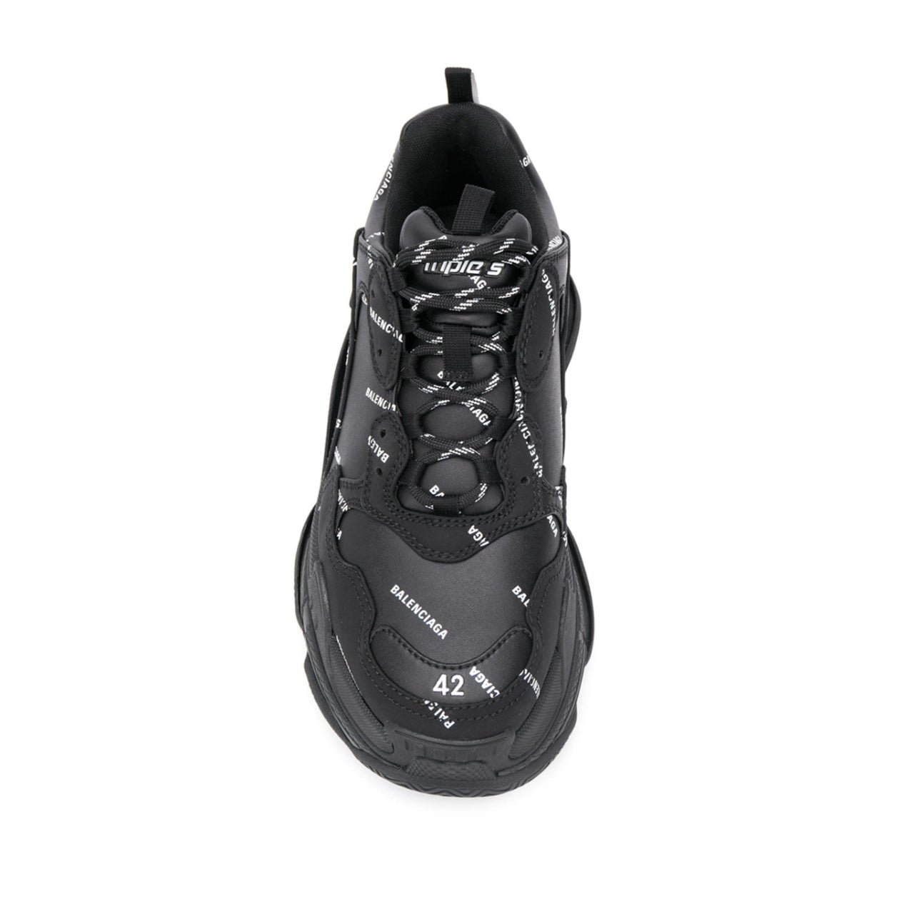 Balenciaga Black Allover Logo - Tgjiuplug