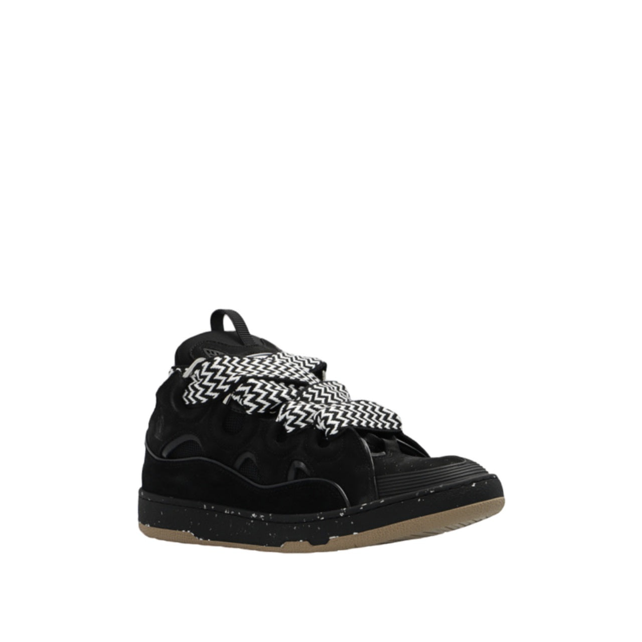 Lanvin Curb Lace Up Low Top Black - Tgjiuplug