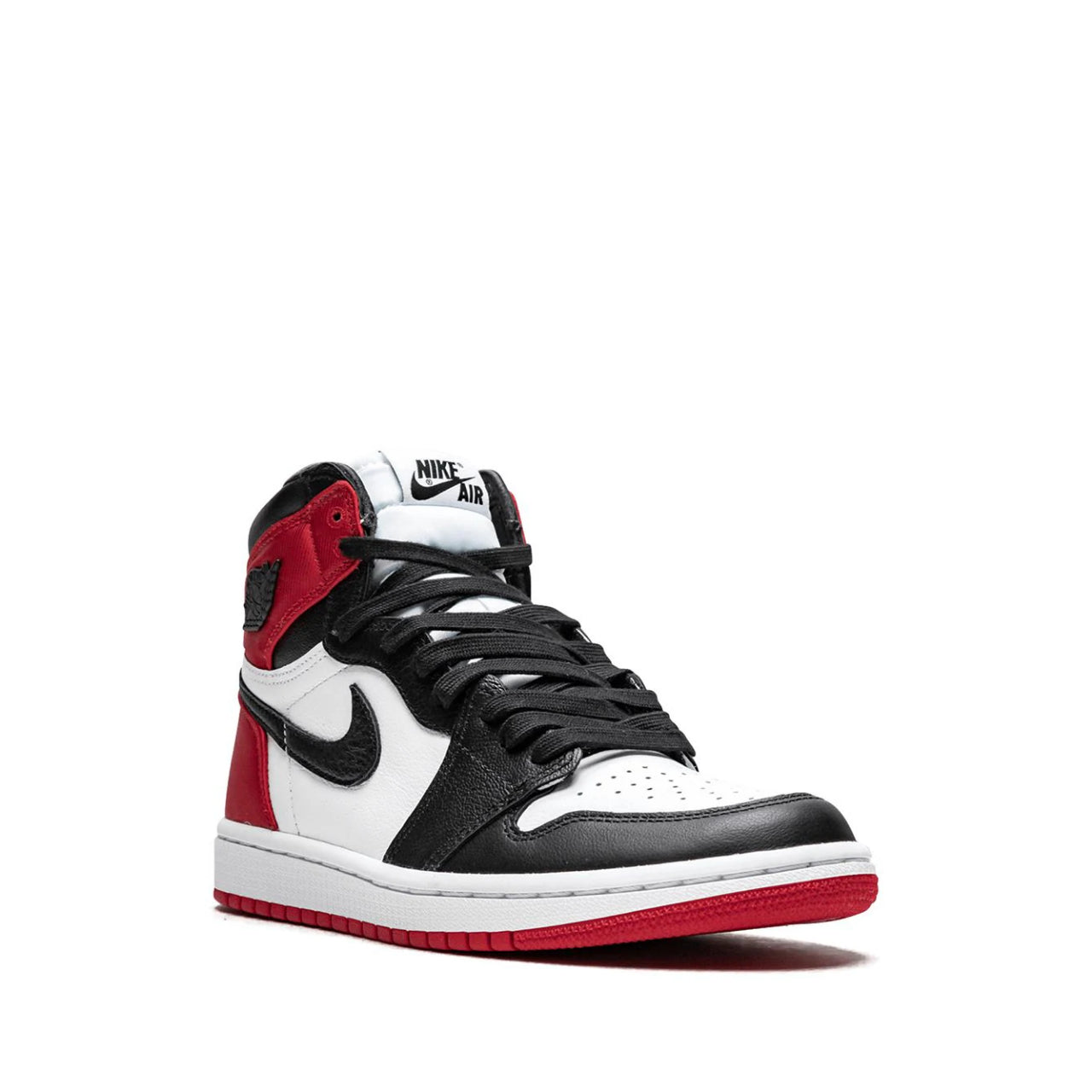 Air Jordan 1 Retro High 'Satin Black Toe' - Tgjiuplug