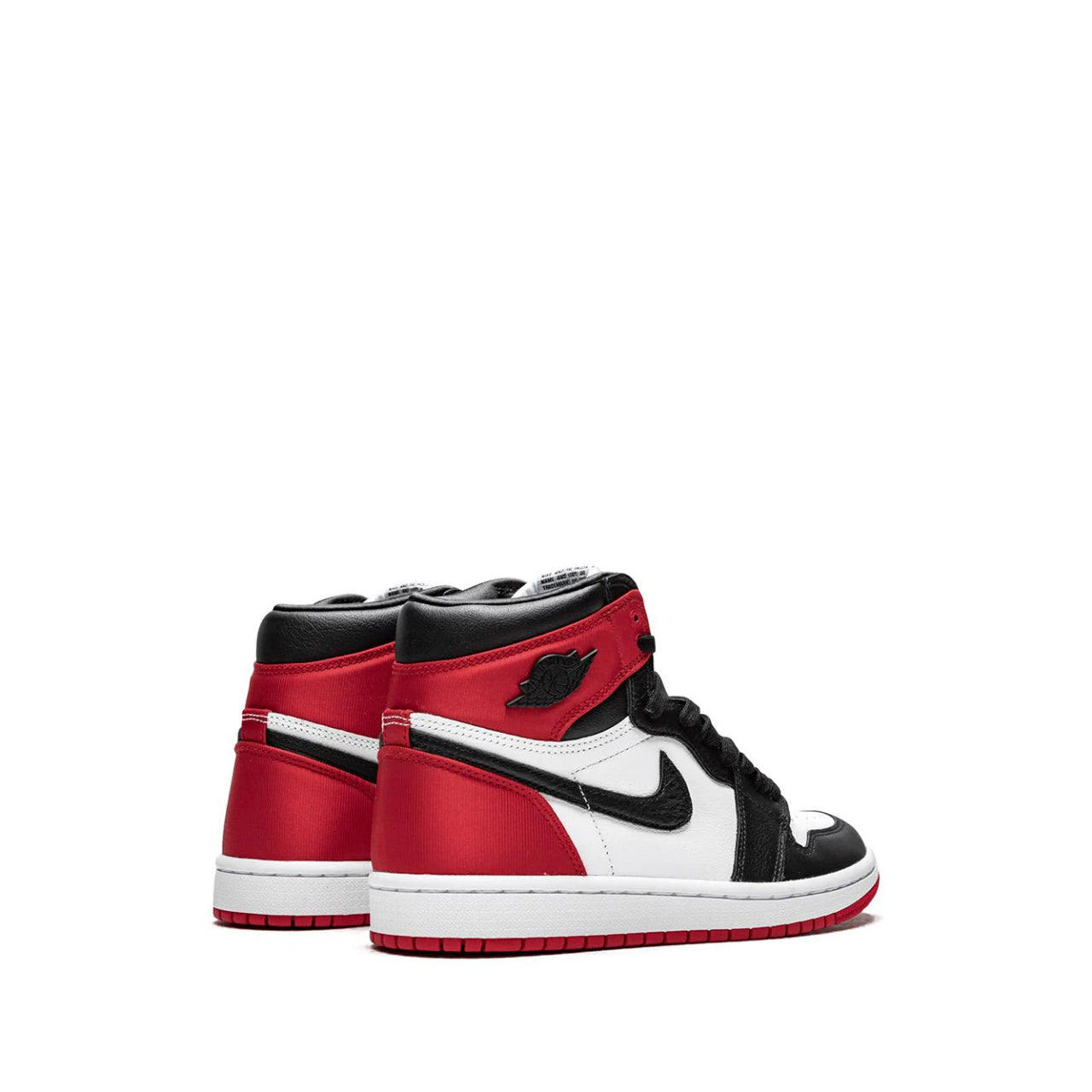 Air Jordan 1 Retro High 'Satin Black Toe' - Tgjiuplug