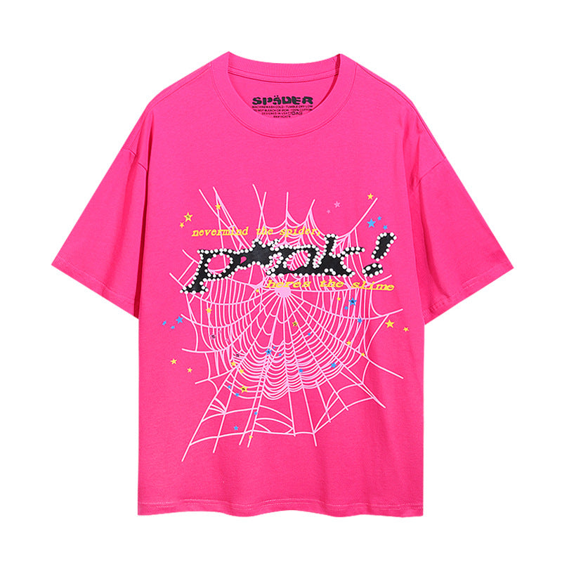 Sp5der Roz Tricou - prezentare produs