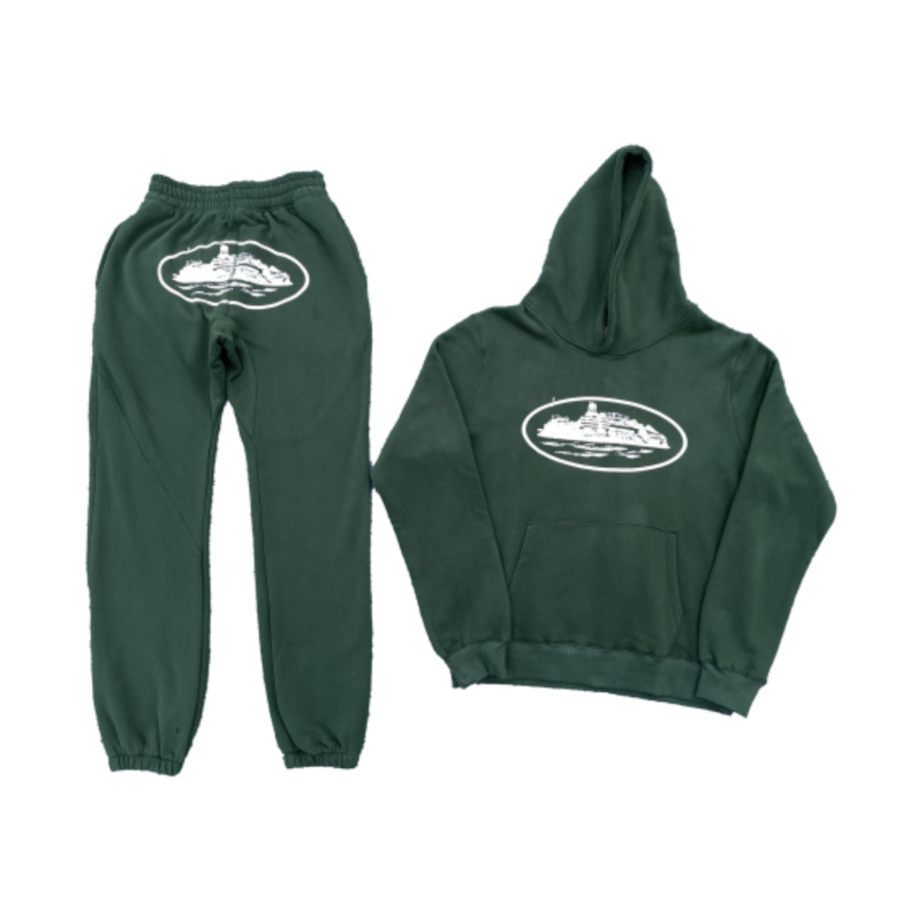Corteiz Pine Tracksuit – Green - Tgjiuplug