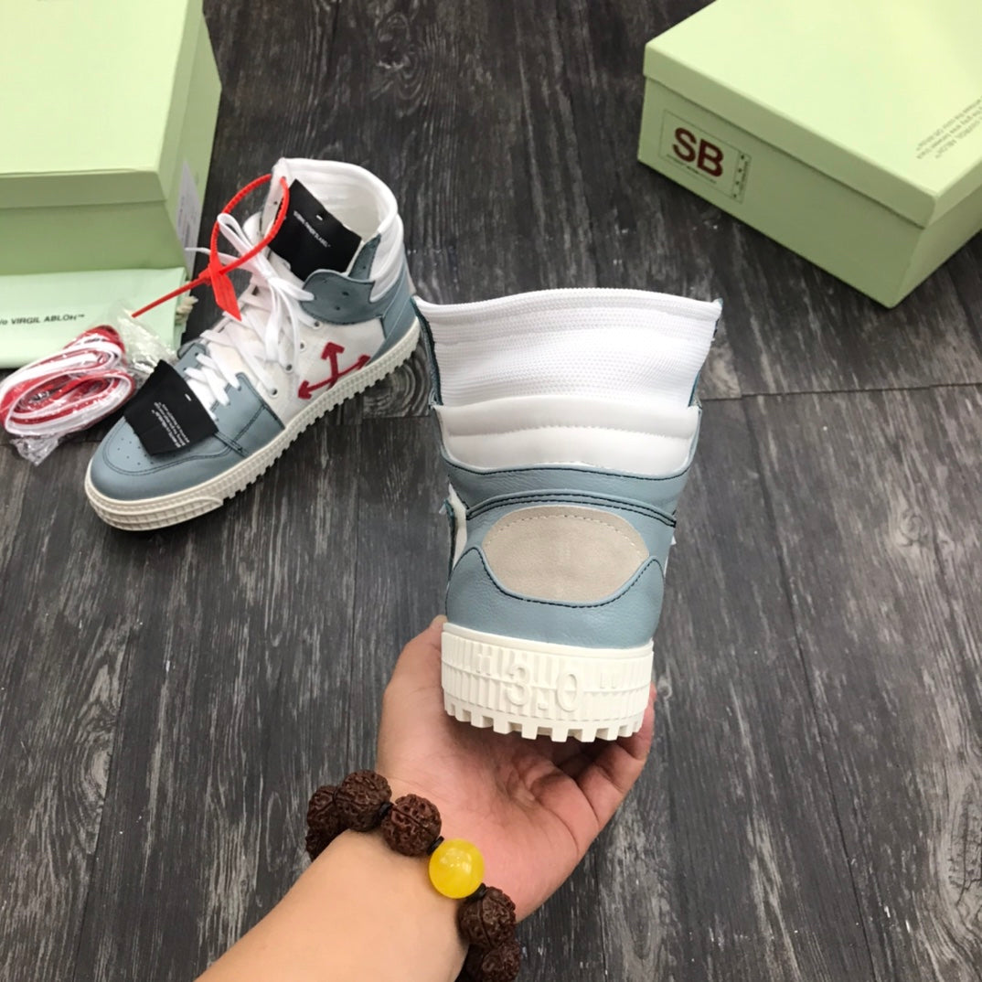 Off-White Court 3 0 Baby Albastru Alb - prezentare produs