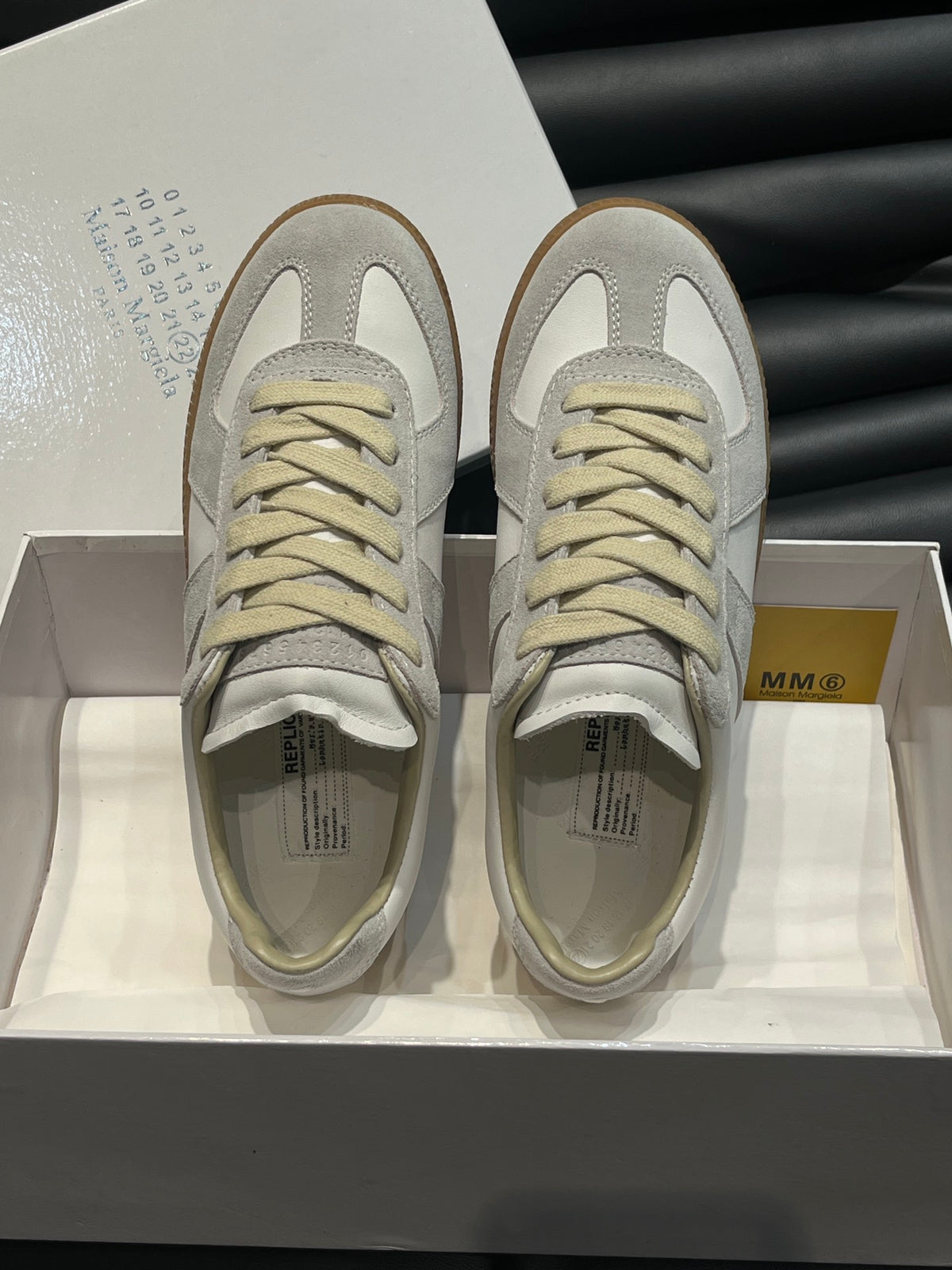 Maison Margiela Pantofi sport Alb - prezentare produs
