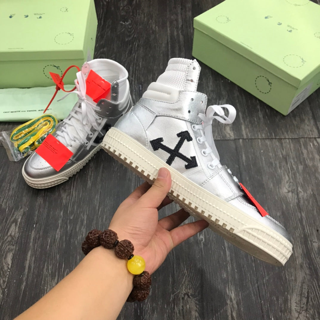 Off-White Court 3 0 Argintiu - prezentare produs