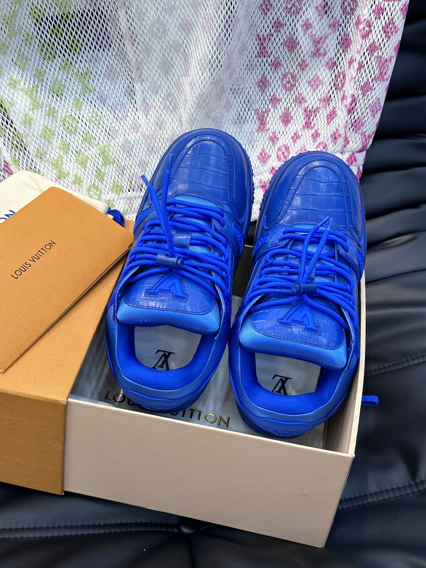 Louis Vuitton LV Pantofi sport Maxi Albastru - prezentare produs
