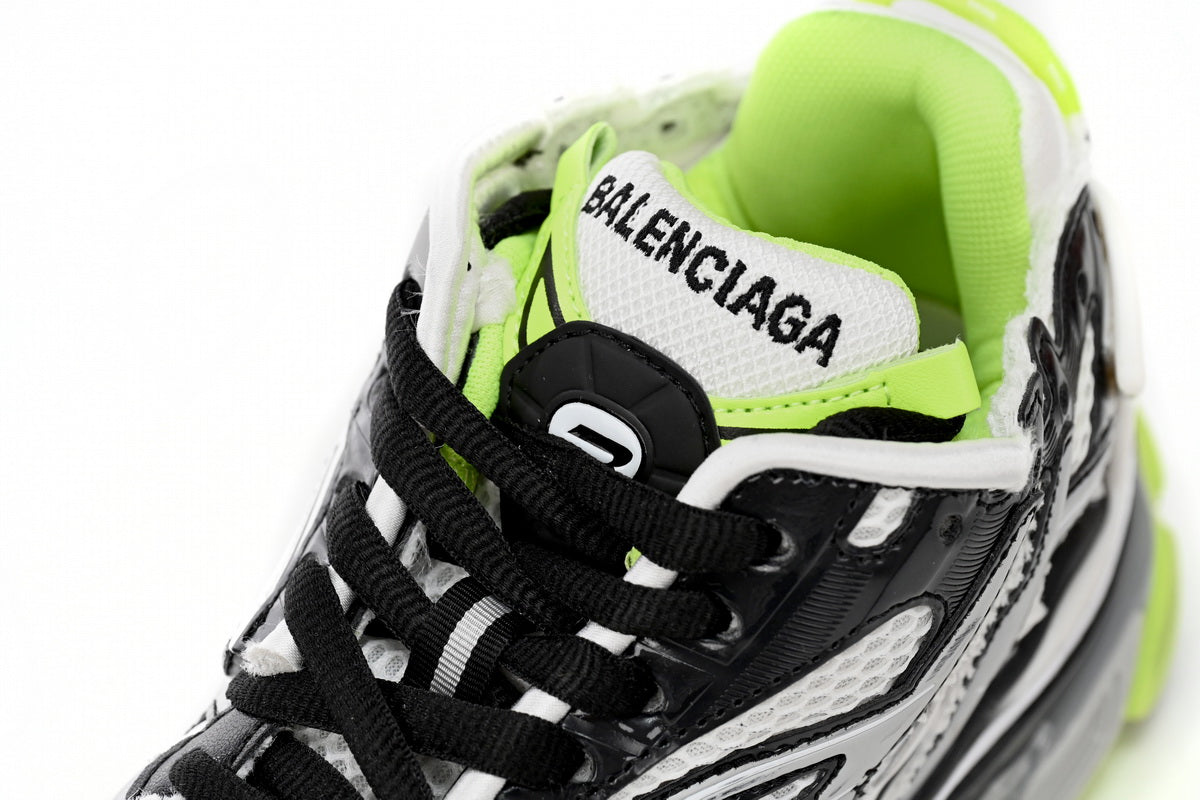 Balenciaga Runner Negru Alb Verde - prezentare produs