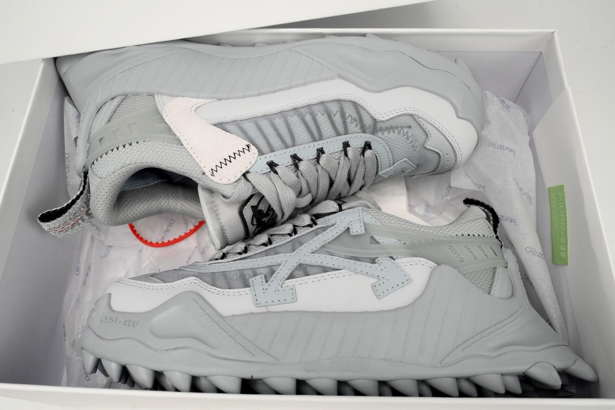Off-White Odsy 1000 Gri - prezentare produs