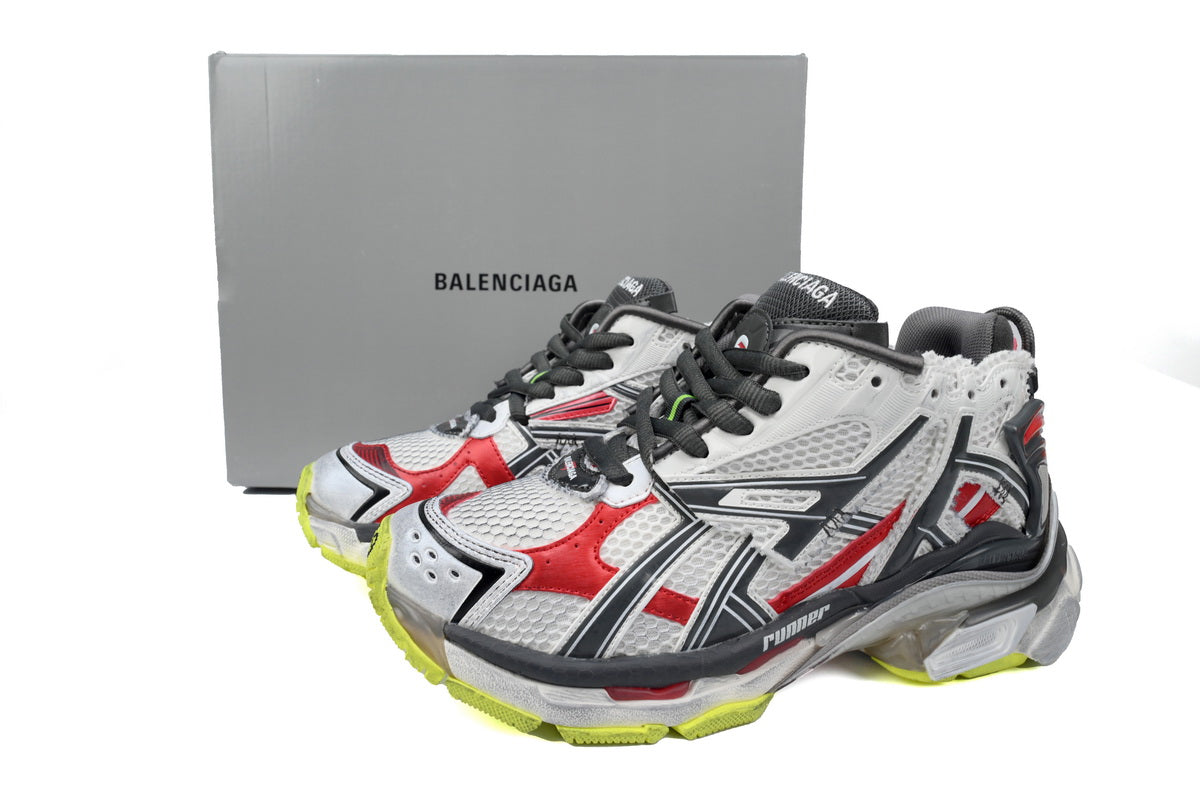 Balenciaga Runner Negru Alb Roșu - prezentare produs