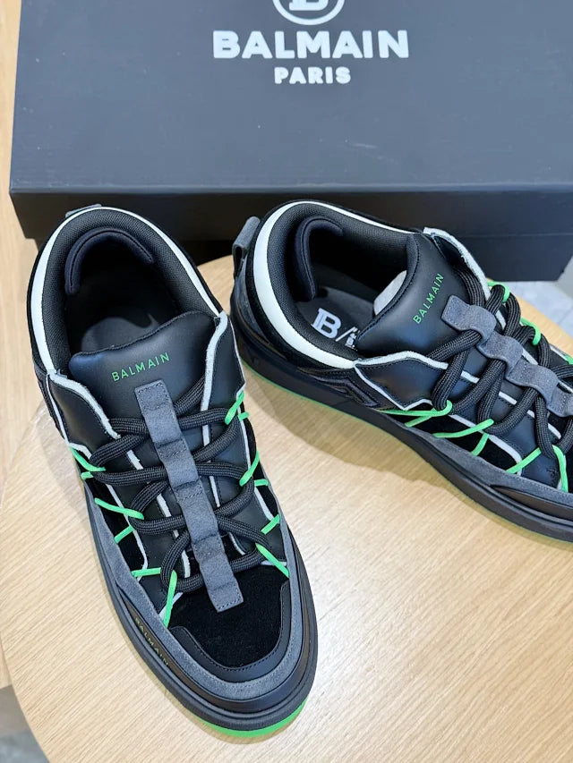 Balmain B Court Negru Verde - prezentare produs