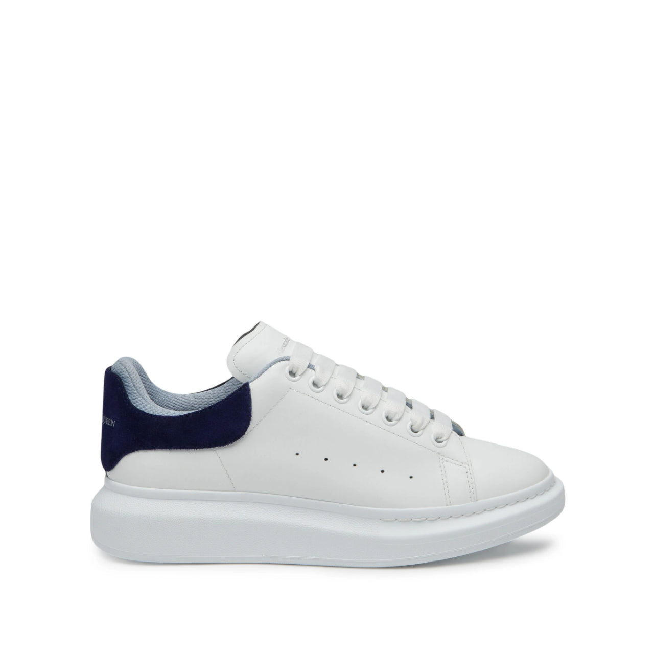 Alexander McQueen Oversized Sneaker 'White Navy Blue' - Tgjiuplug