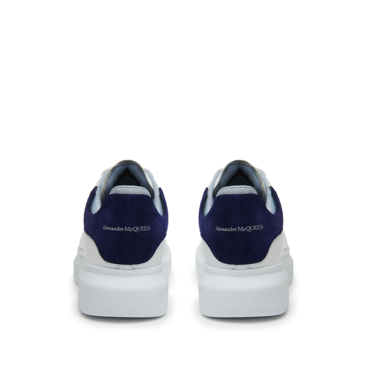 Alexander McQueen Oversized Sneaker 'White Navy Blue' - Tgjiuplug