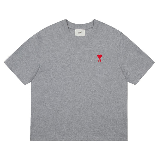 Ami Paris Tricou Gri - prezentare produs