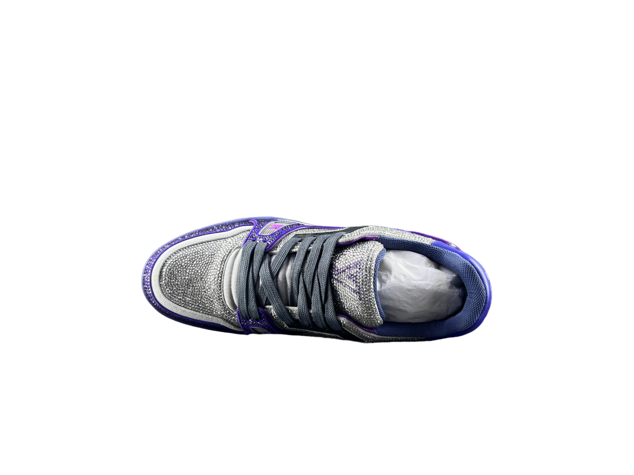 Louis Vuitton LV Trainers Violet Gri Diamonds Luxury Ediție - prezentare produs
