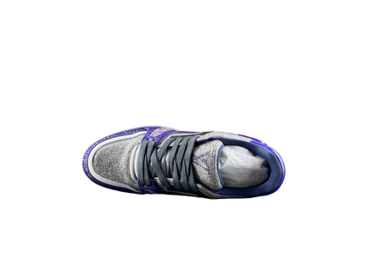 Louis Vuitton LV Trainers Violet Gri Diamonds Luxury Ediție - prezentare produs