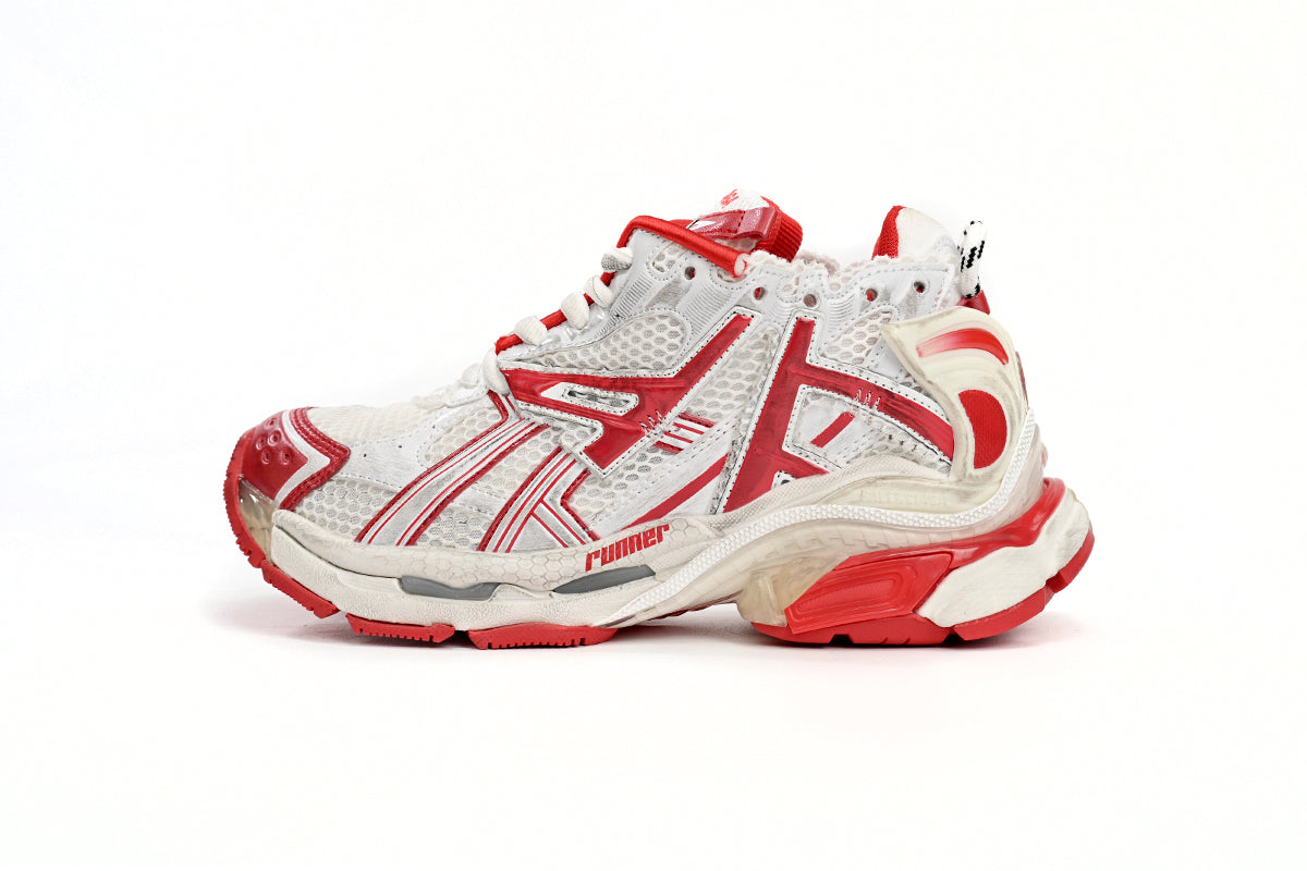 Balenciaga Runner Roșu Alb - prezentare produs