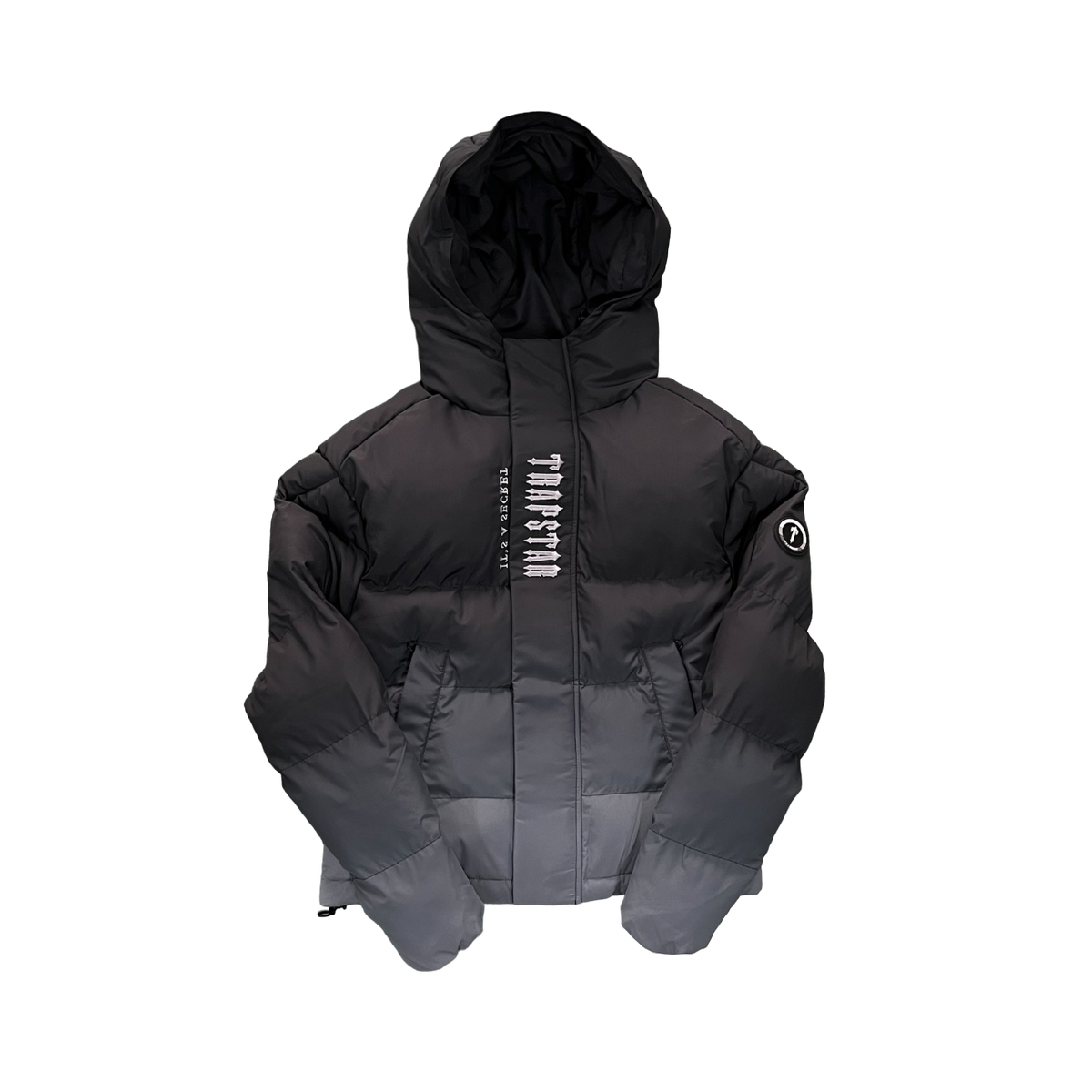 Trapstar Puffer Negru Gri Gradient - prezentare produs