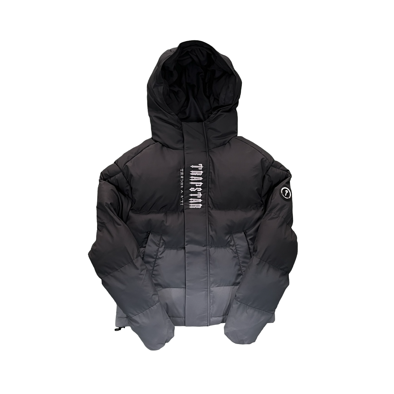 Trapstar Puffer Negru Gri Gradient - prezentare produs