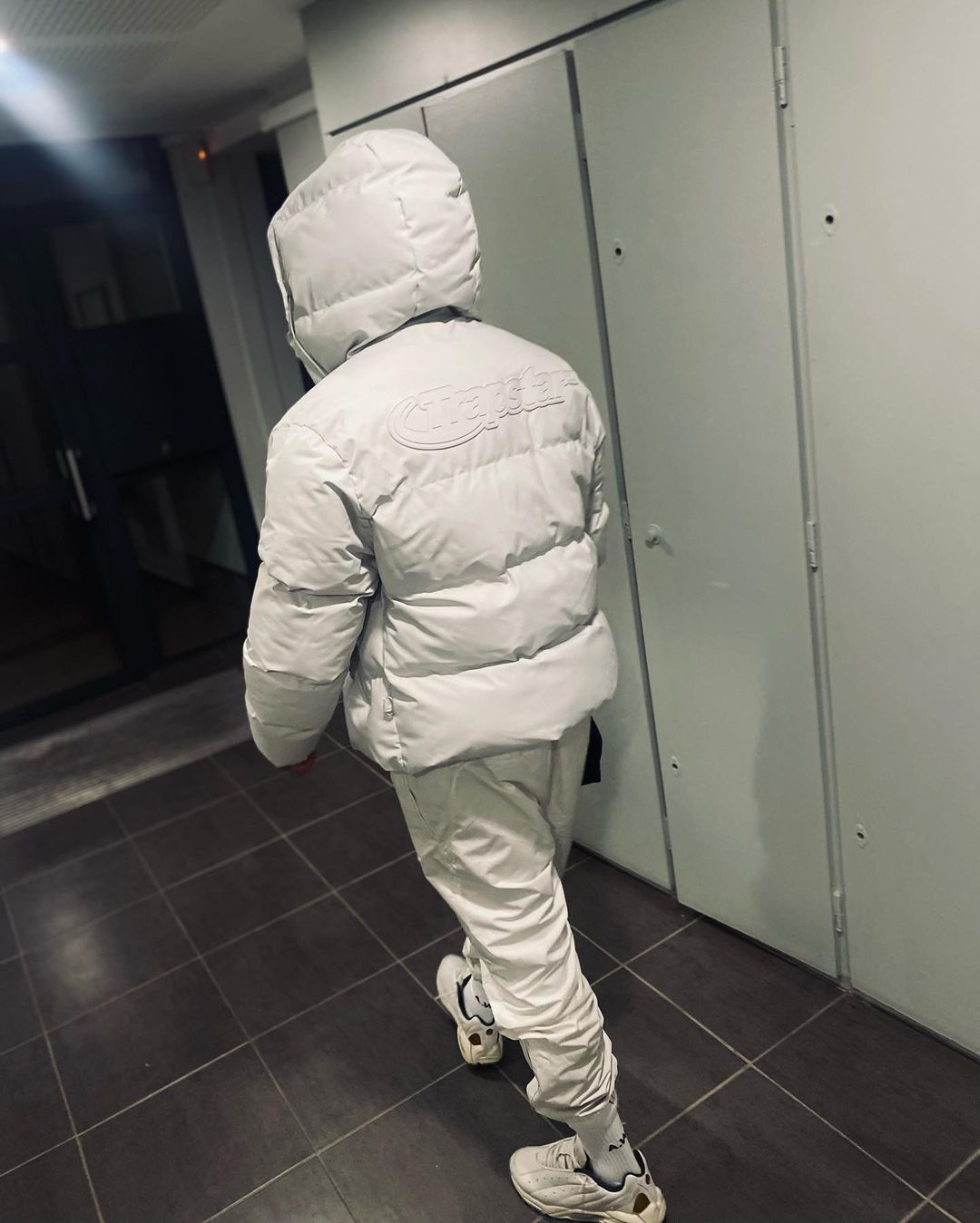 Trapstar Hypedrive Technical Puffer Deschis Gri - prezentare produs