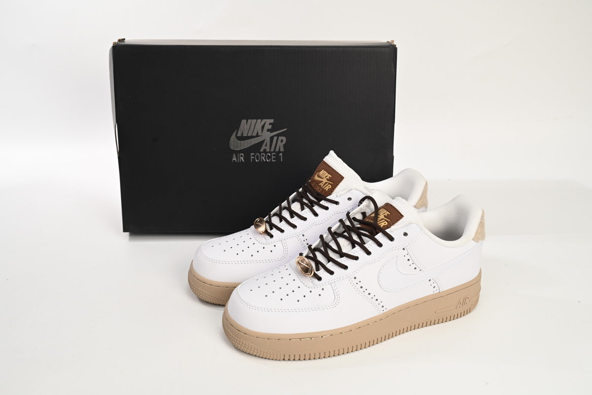 Nike Air Force Low Alb Deschis Drown - prezentare produs
