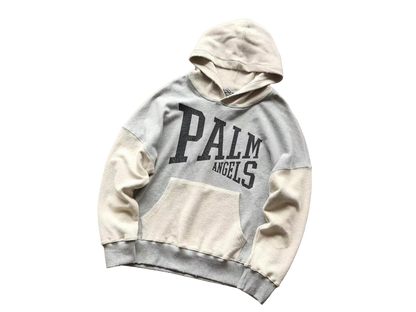 Palm Angels Gri Crem Hanorac - prezentare produs