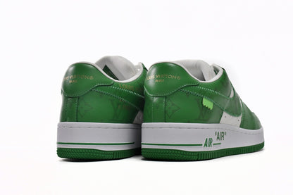 LV X Nike Air Force Verde - prezentare produs