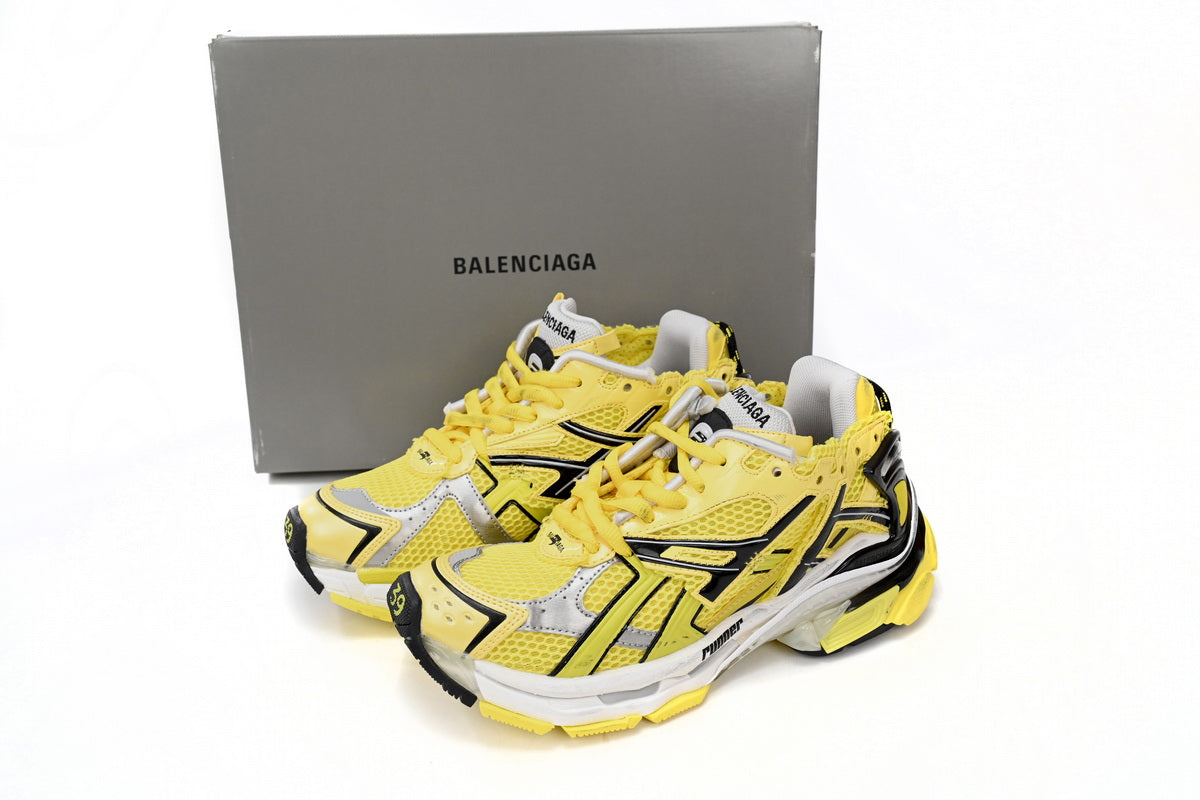 Balenciaga Runner Galben Negru - prezentare produs
