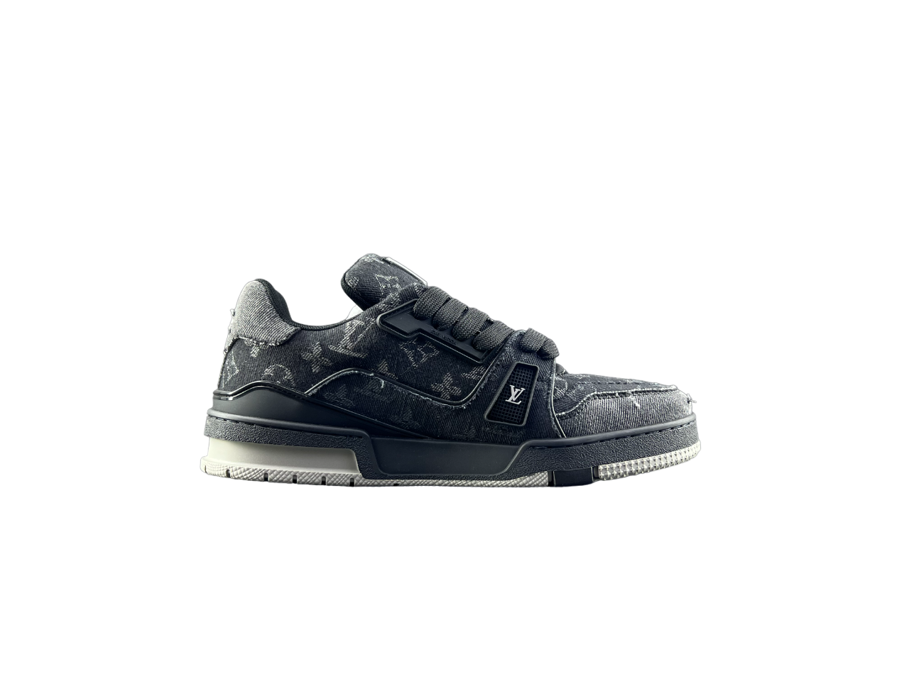 Louis Vuitton LV Pantofi sport Negru Gri - prezentare produs