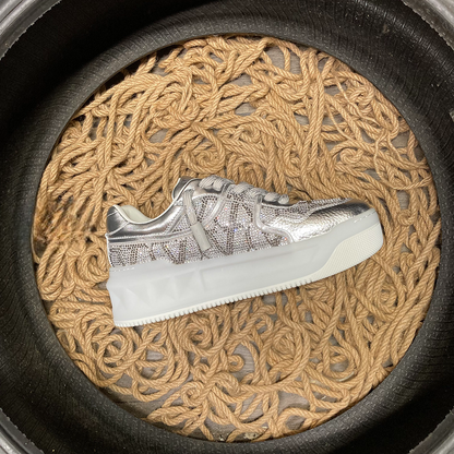 Valentino One Stud Argintiu Glitter - prezentare produs