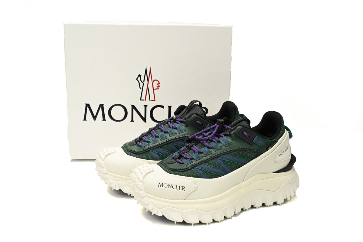 Moncler Tailgrip Dark Verde Alb Pantofi sport - prezentare produs