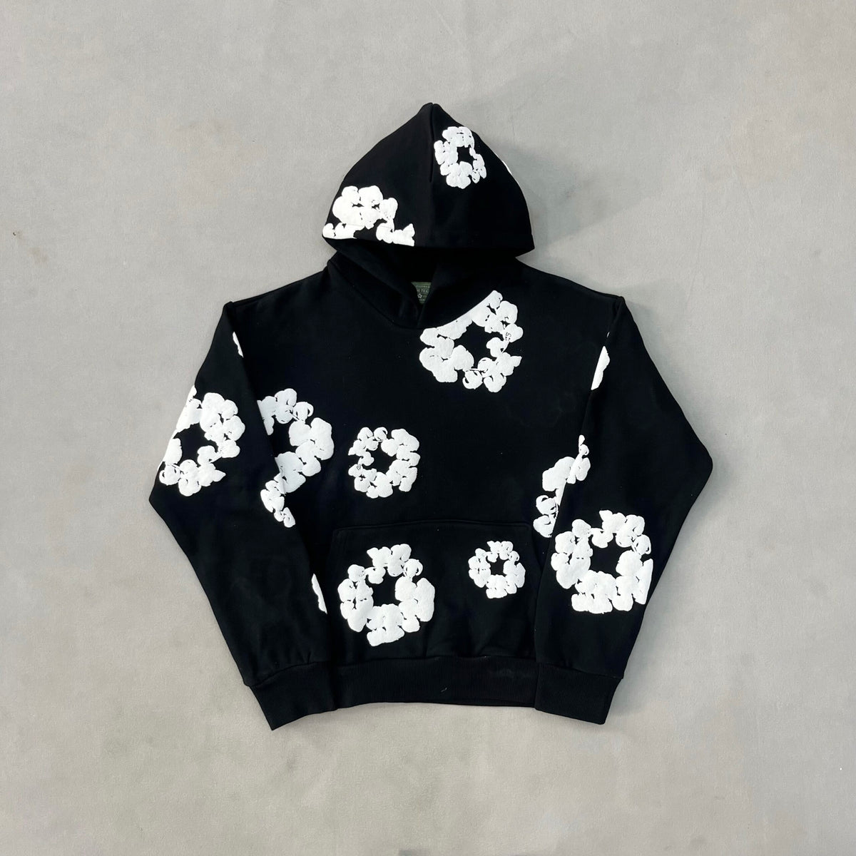 Denim Tears Hanorac Negru Alb - prezentare produs