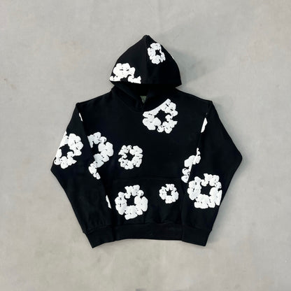 Denim Tears Hanorac Negru Alb - prezentare produs