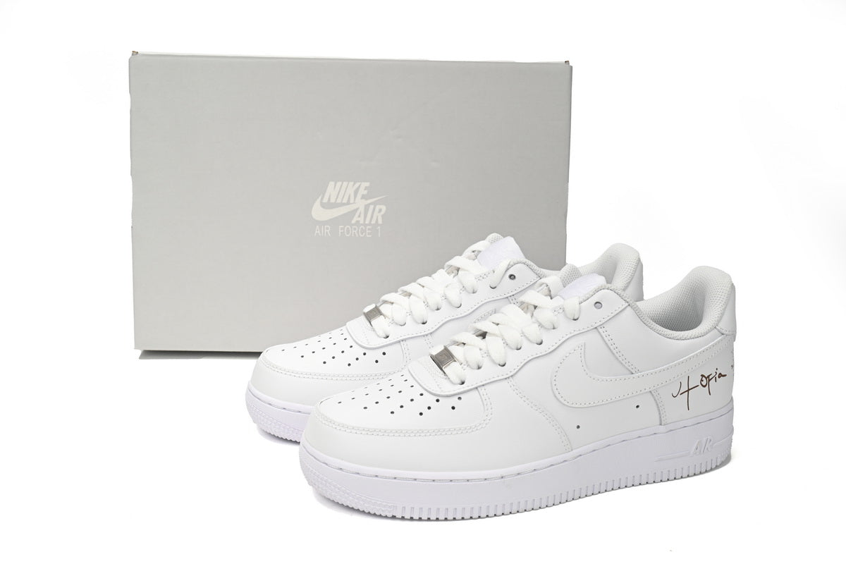 Nike Air Force Triple Alb Utopia Travis Scott Pantofi sport - prezentare produs