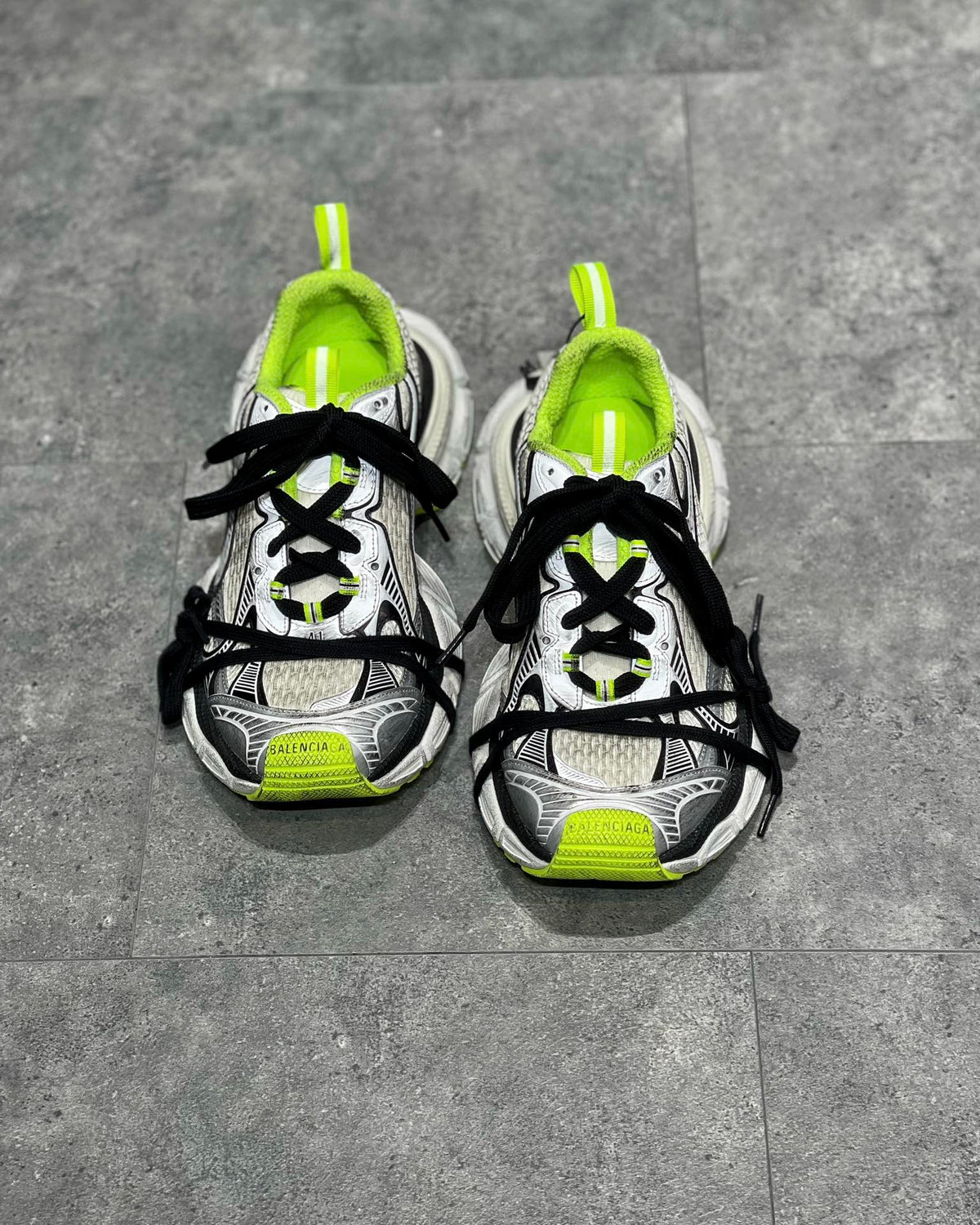 Balenciaga 3XL Lime Gri Pantofi sport - prezentare produs