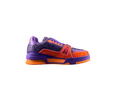 Louis Vuitton LV Pantofi sport Portocaliu Violet Diamonds Luxury Ediție - prezentare produs