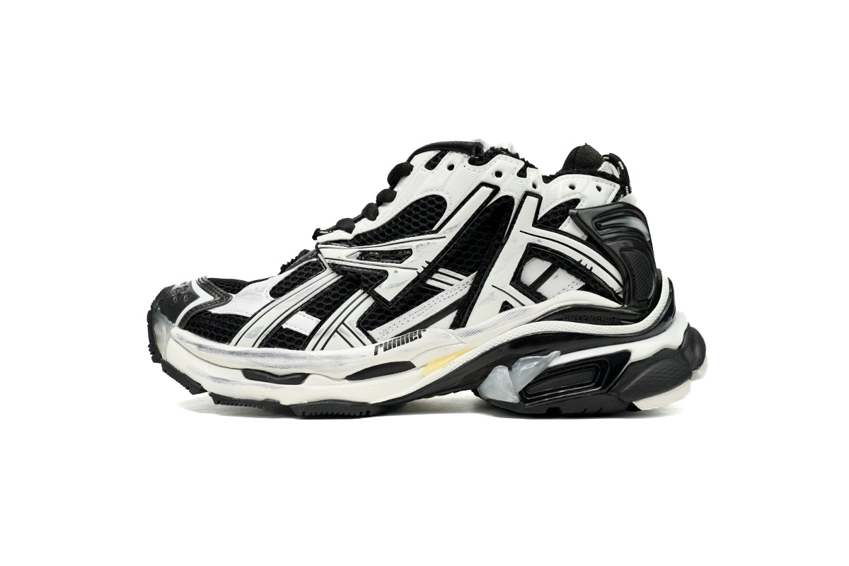 Balenciaga Runner Negru Alb - prezentare produs