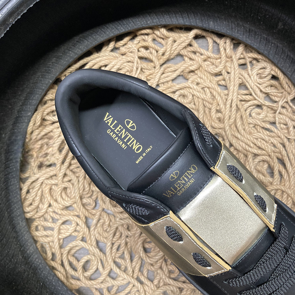 Valentino Open Auriu Negru Pantofi sport - prezentare produs