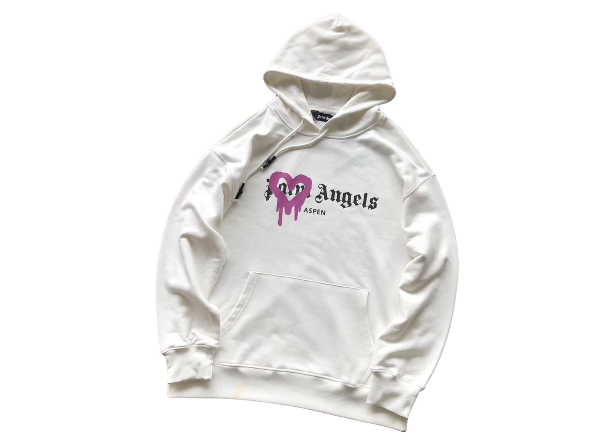 Palm Angels Graffiti Heart Hanorac - prezentare produs