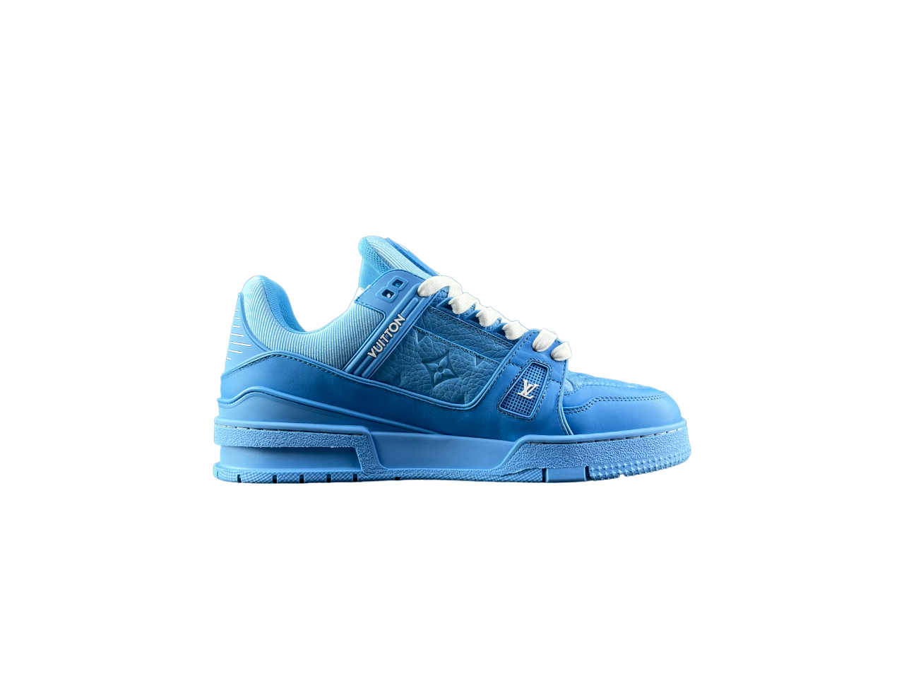 Louis Vuitton LV Pantofi sport Baby Albastru Piele - prezentare produs