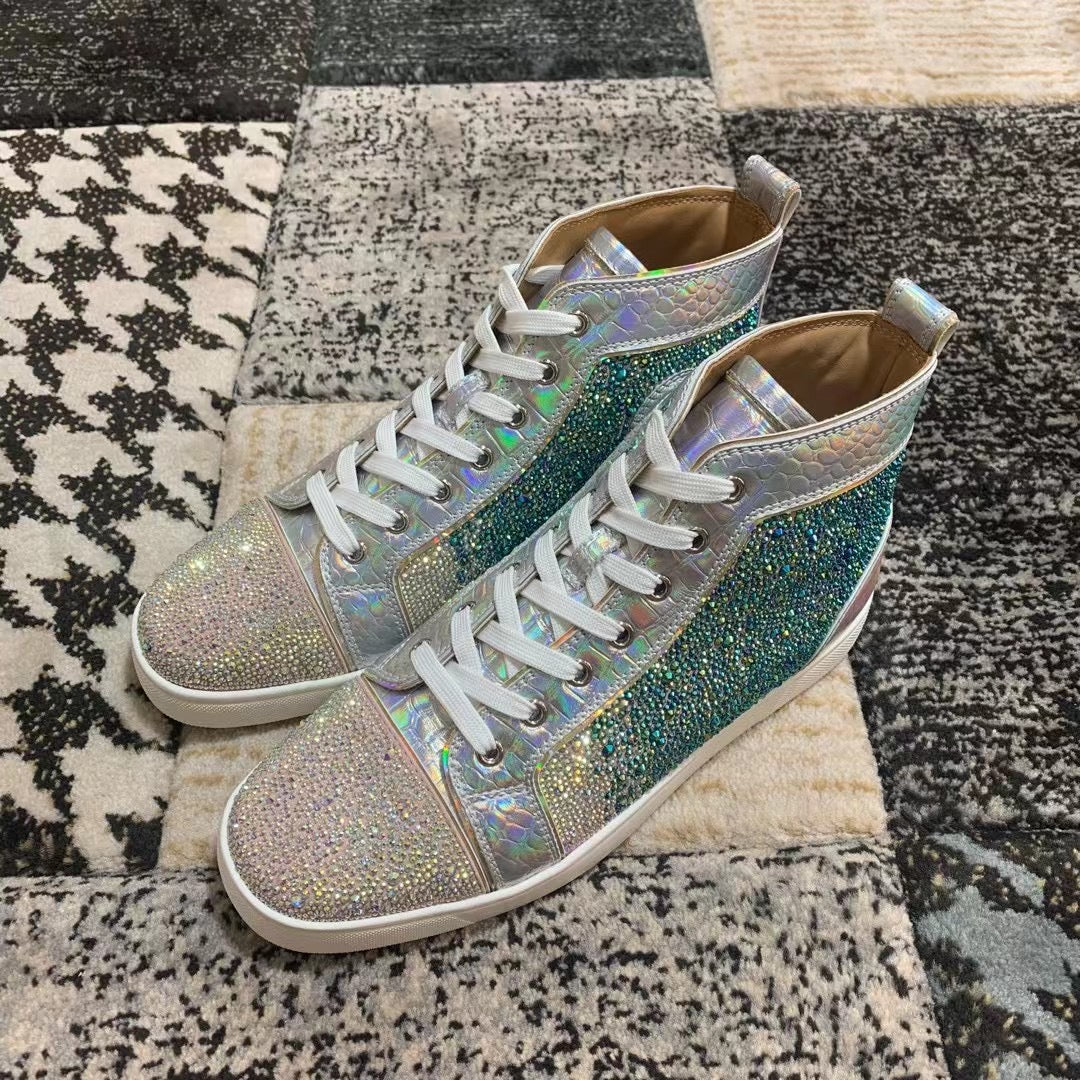 Christian Louboutin Turquoise Diamonds High - prezentare produs