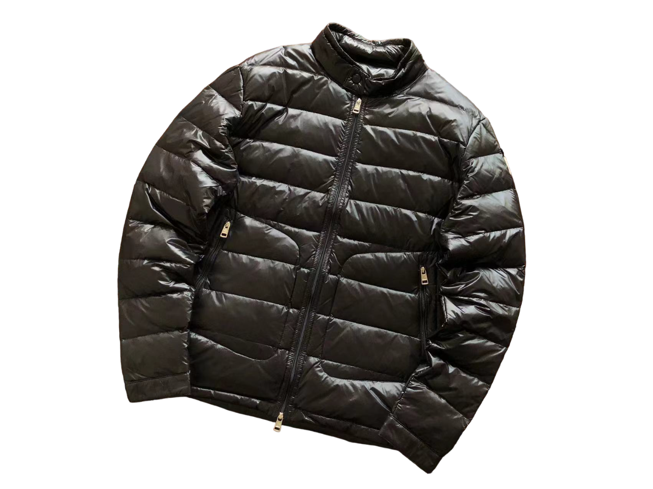 Moncler Geacă Negru Gri - prezentare produs