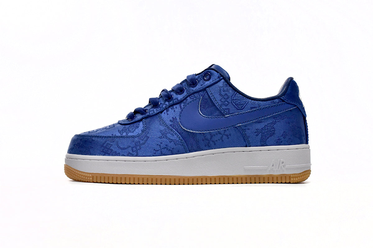 Clot X Nike Air Force Premium Albastru Silk Pantofi sport - prezentare produs