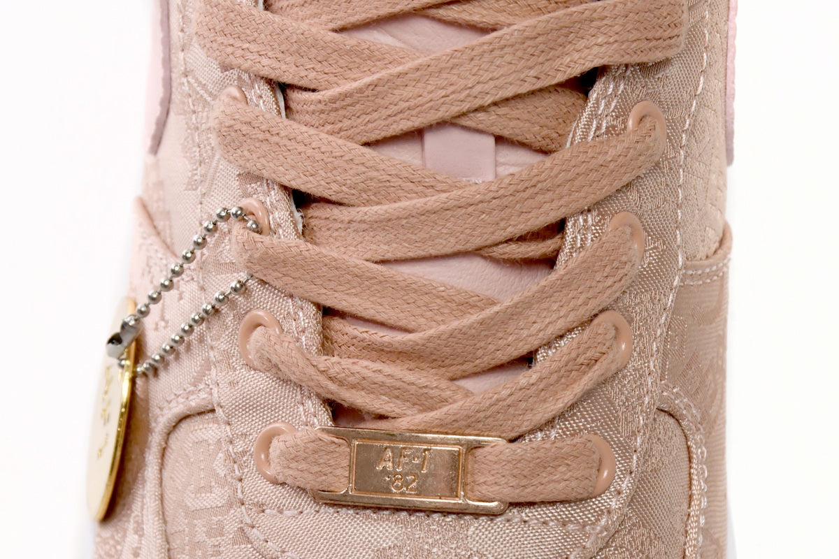 Clot X Nike Air Force 1 Premium Rose Auriu Silk Pantofi sport - prezentare produs