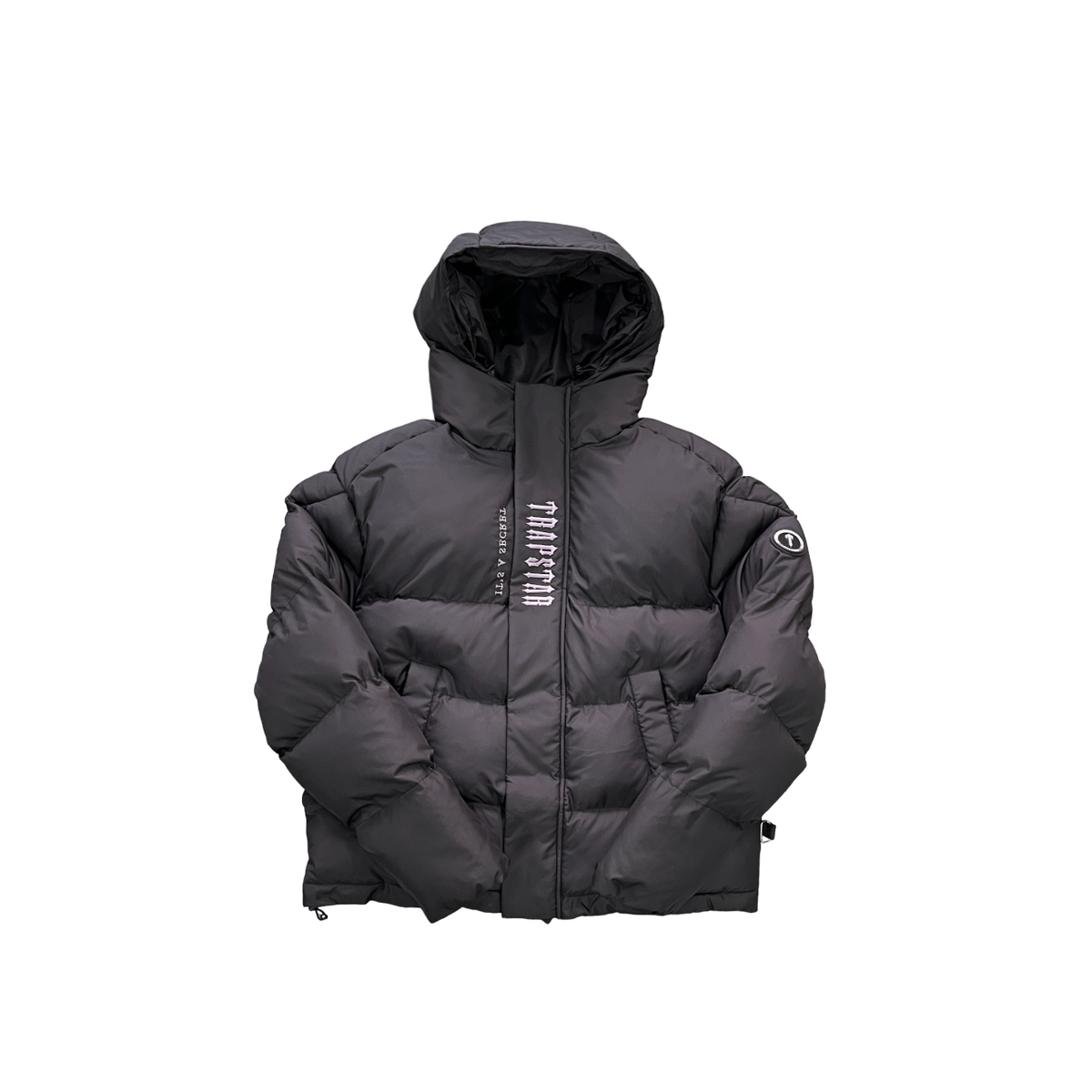 Trapstar Hooded Puffer Geacă Negru - prezentare produs
