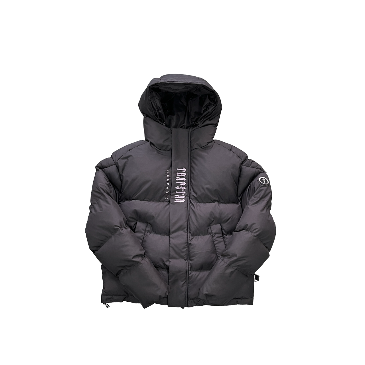 Trapstar Hooded Puffer Geacă Negru - prezentare produs